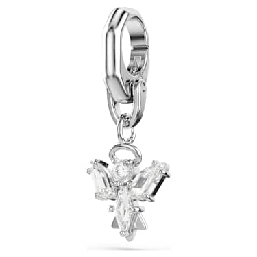 Symbolica Charm, Engel, Weiß, Rhodiniert - Swarovski, 5701275