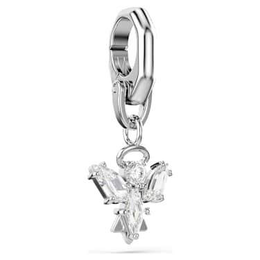 Symbolica Charm, Engel, Weiß, Rhodiniert - Swarovski, 5701275