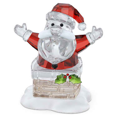 Holiday Cheers Santa Claus and Chimney - Swarovski, 5701507