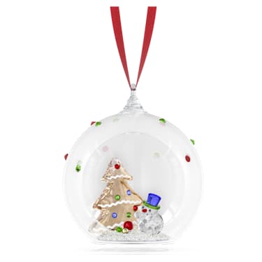 Holiday Cheers 聖誕樹與雪人聖誕球掛飾 - Swarovski, 5701509