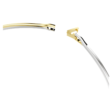 Hyperbola Halsband, Rundschliff, Weiß, Metallmix - Swarovski, 5702408