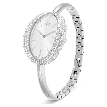 Ceas Imber bangle, Fabricat în Elveția, Brățară de metal, Nuanță argintie, Oțel inoxidabil - Swarovski, 5705419