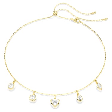 Collier Imber, Tailles variées, Blanc, Doré à l’or 18 carats (750/1000) - Swarovski, 5705463