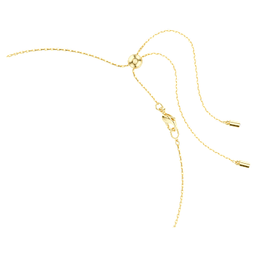 Imber Halskette, Verschiedene Schliffe, Weiß, Goldlegierungsschicht - Swarovski, 5705463