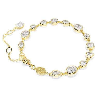 Pulsera Imber, Tallas mixtas, Blanca, Acabado en oro de 18 quilates - Swarovski, 5705471