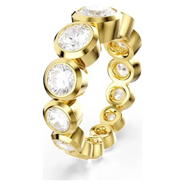 Anillo Imber, Tallas redondas combinadas, Blanco, Acabado en oro de 18 quilates - Swarovski, 5705478