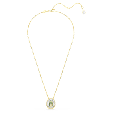 Chroma hanger, Octagon-slijpvorm, Groen, ‎18k gouden afwerking - Swarovski, 5705580