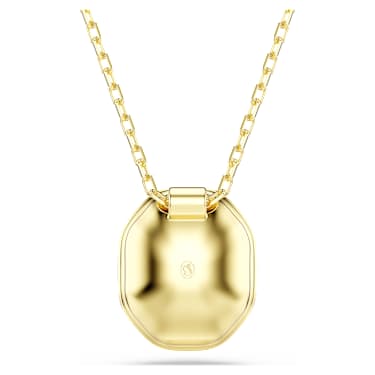 Wisiorek Chroma, Szlif ośmiokątny, Zielony, Wykończenie z 18-karatowego złota - Swarovski, 5705580