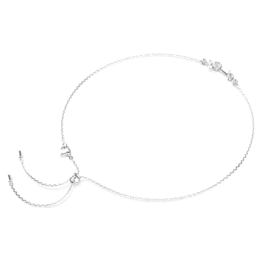 Constella Halskette, Kristallperle, Rundschliffe, Weiß, Rhodiniert - Swarovski, 5705626