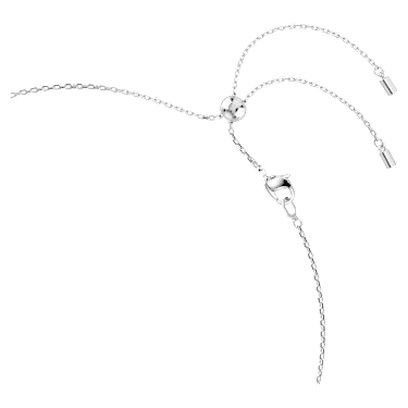 Constella Halskette, Kristallperle, Rundschliffe, Weiß, Rhodiniert - Swarovski, 5705626