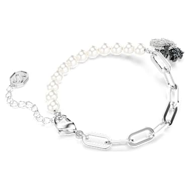 Swan 브레이슬릿, 크리스털 펄, 스완, 블랙, 믹스 메탈 피니시 - Swarovski, 5705720