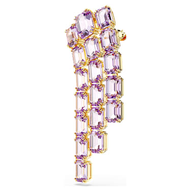 Millenia brooch, Octagon cut, Gold-tone plated - Swarovski, 5705756