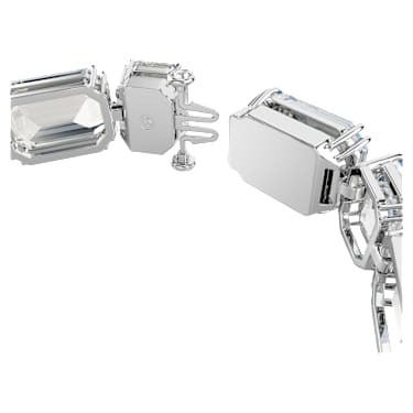 Millenia Tennis 브레이슬릿, 옥타곤 컷, 화이트, 로듐 플래팅 - Swarovski, 5705770