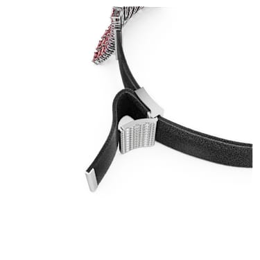Matrix choker, Baguette cut, Pink, Rhodium plated - Swarovski, 5705800