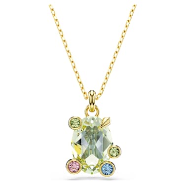 Gema Anhänger, Verschiedene Schliffe, Mehrfarbig, Goldlegierungsschicht - Swarovski, 5705816