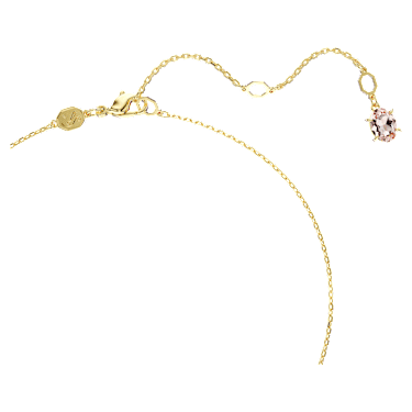 Gema pendant, Mixed cuts, Multicolored, Gold-tone plated - Swarovski, 5705816