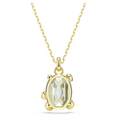 Gema pendant, Mixed cuts, Multicoloured, Gold-tone plated - Swarovski, 5705816