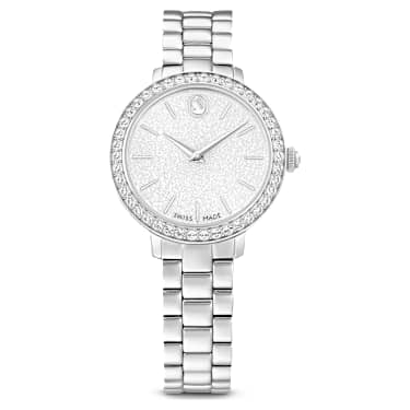Watch, Swiss Made, Metal bracelet, Silver Tone, Stainless steel - Swarovski, 5706182