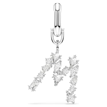 Charm Symbolica, M, Bianco, Placcato rodio - Swarovski, 5706329
