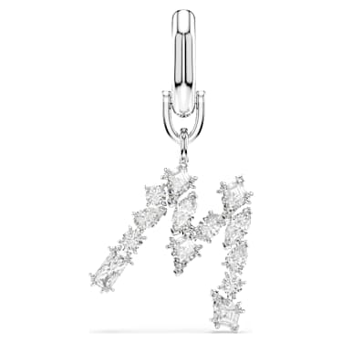 Charm Symbolica, M, Bianco, Placcato rodio - Swarovski, 5706329