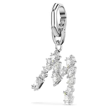 Charm Symbolica, M, Bianco, Placcato rodio - Swarovski, 5706329