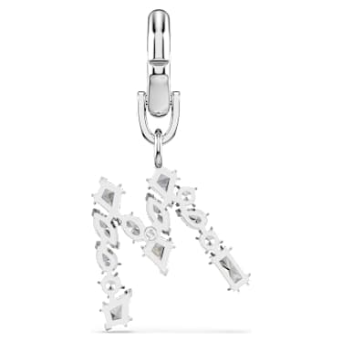 Charm Symbolica, M, Bianco, Placcato rodio - Swarovski, 5706329