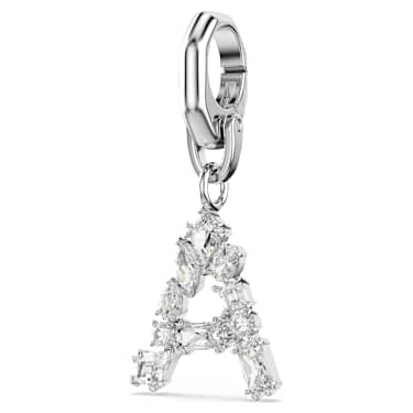 Symbolica Charm, A, Weiß, Rhodiniert - Swarovski, 5706333