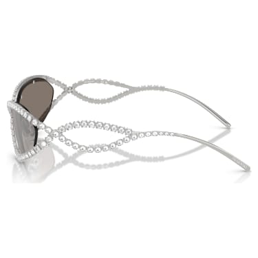 선글라스, 마스크 쉐입, SK7024, 실버 톤 - Swarovski, 5706549