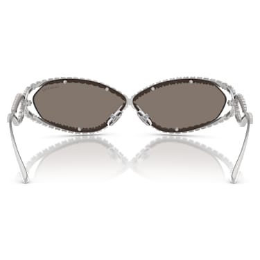 サングラス, マスクシェイプ, SK7024, シルバー系 - Swarovski, 5706549