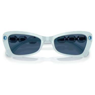 Sonnenbrille, Schmetterlingsform, SK6033, Blau - Swarovski, 5706553