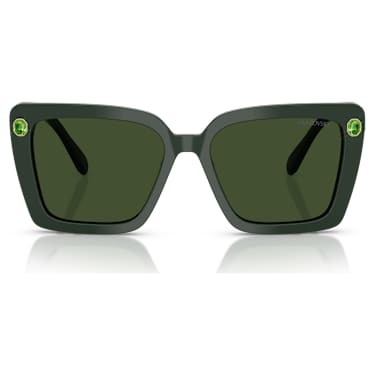 Gafas de sol, Forma cuadrada, SK6032, Verdes - Swarovski, 5706555