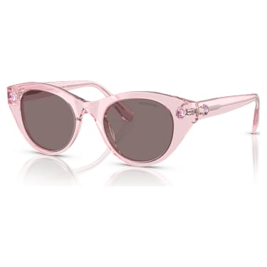 Occhiali da sole, Forma rotonda, SK6025, Rosa - Swarovski, 5706556