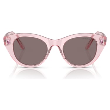 Occhiali da sole, Forma rotonda, SK6025, Rosa - Swarovski, 5706556