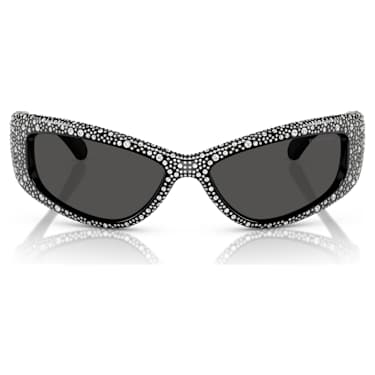 Sluneční brýle, Tvar masky, SK6027, Černá - Swarovski, 5706558