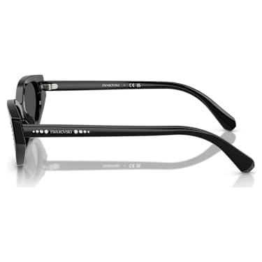 Sunglasses, Cat-Eye shape, SK6030, Black - Swarovski, 5706560