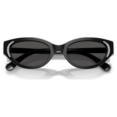 Occhiali da sole, Forma Cat-eye, SK6030, Neri - Swarovski, 5706560