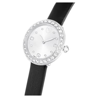 Reloj Matrix Tennis, Fabricado en Suiza, Correa de piel, Negro, Acero inoxidable - Swarovski, 5706663