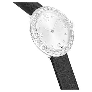 Reloj Matrix Tennis, Fabricado en Suiza, Correa de piel, Negro, Acero inoxidable - Swarovski, 5706663