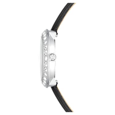 Reloj Matrix Tennis, Fabricado en Suiza, Correa de piel, Negro, Acero inoxidable - Swarovski, 5706663