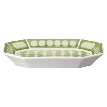 Bandeja Signum, Porcelana, Pequeña, Verde - Swarovski, 5706887