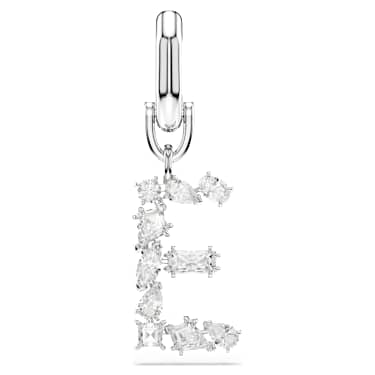 Symbolica Charm, E, Weiß, Rhodiniert - Swarovski, 5707221