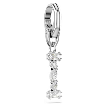 Charm Symbolica, I, Bianco, Placcato rodio - Swarovski, 5707223