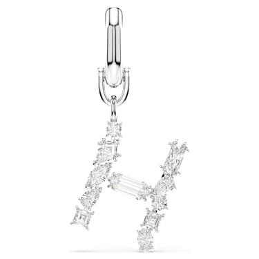 Symbolica Charm, H, Weiß, Rhodiniert - Swarovski, 5707224