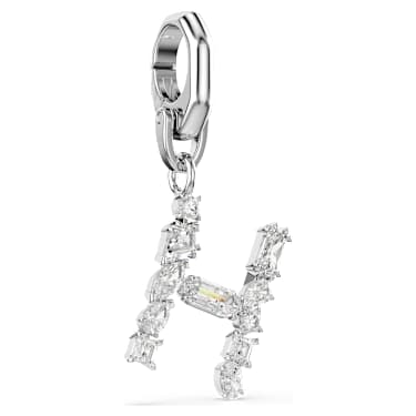Symbolica Charm, H, Weiß, Rhodiniert - Swarovski, 5707224