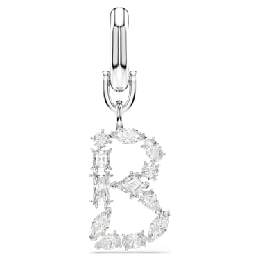 Symbolica Charm, B, Weiß, Rhodiniert - Swarovski, 5707226