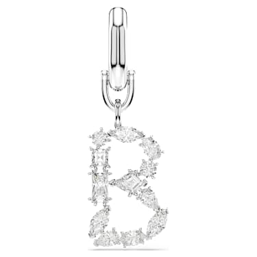 Symbolica Charm, B, Weiß, Rhodiniert - Swarovski, 5707226