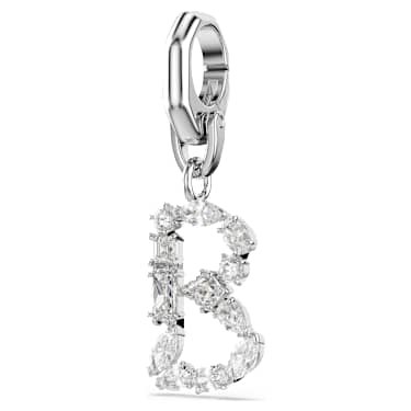Symbolica Charm, B, Weiß, Rhodiniert - Swarovski, 5707226