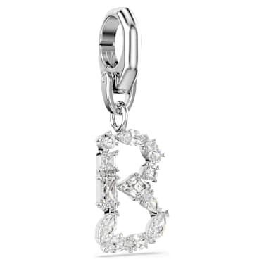 Symbolica Charm, B, Weiß, Rhodiniert - Swarovski, 5707226