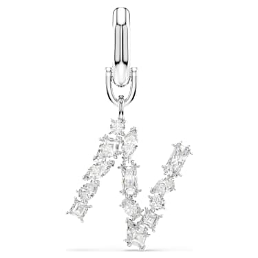 Symbolica Charm, N, Weiß, Rhodiniert - Swarovski, 5707227