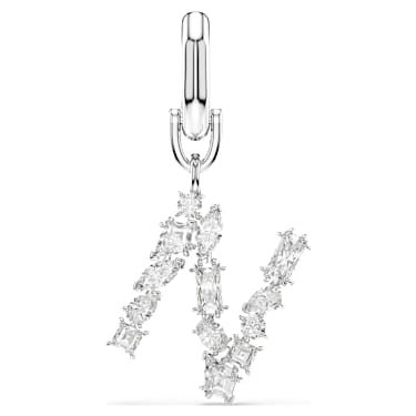 Symbolica Charm, N, Weiß, Rhodiniert - Swarovski, 5707227